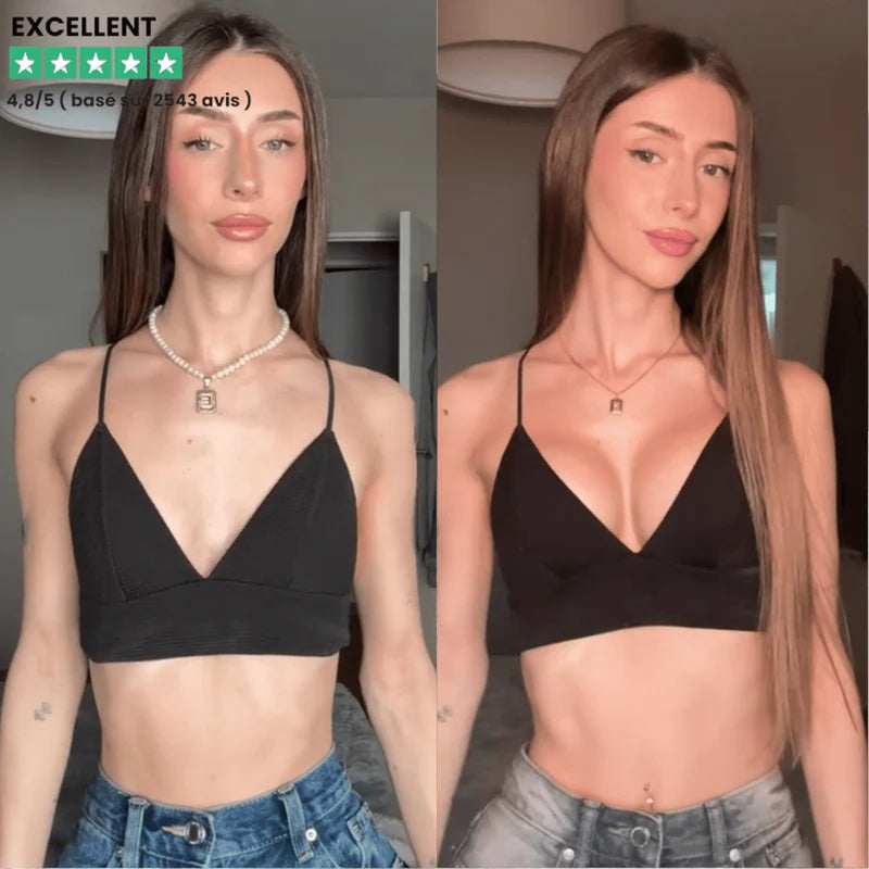 Brassière ThermoPulse™ - Chauffante et massante infrarouge (stimulation naturelle)